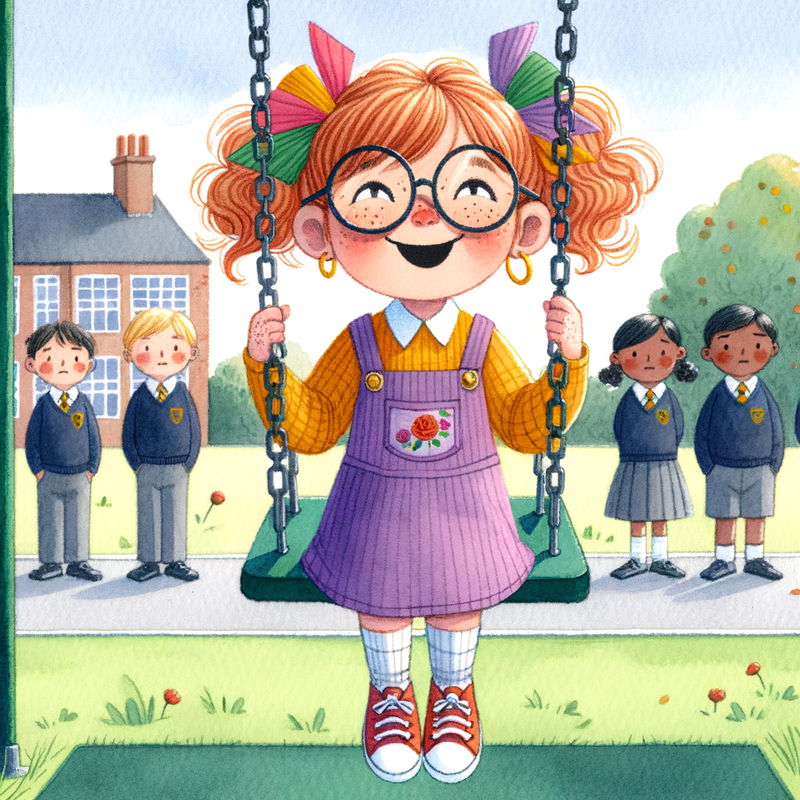 Maisie on the good swing